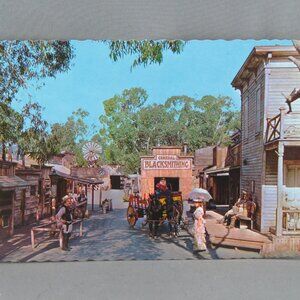 Vintage Postcard - Main Street Knott's Berry Farm - Continental Card